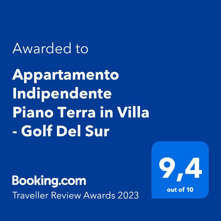 Appartamento Indipendente Piano Terra In Villa - Golf Del Sur San Miguel de Abona Dış mekan fotoğraf